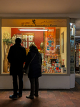 Festive Decorated Shop Windows