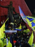 Fans Celebrate America's Victory Over Monterrey 