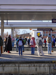 Weekend Travelers At Garmisch-Partenkirchen Train Station