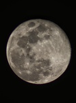 Cold Moon Is Seen Over Mexico