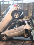 MTA New York City Bus And Vehicle Crash In Bedford-Stuyvesant Section Of Brooklyn New York