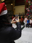 Mrs. Claus Receives Letters From Girls And Boys In Mexico City