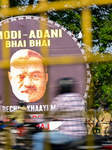 Indian National Congress (INC) Workers During A Protest Against The Indian Industrialist Gautam Adani And Prime Minister Narendra Modi.