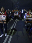 Residents Of The Town Of Culhuacán In Mexico City Participate In A Large Posada On Christmas Eve