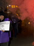 Protest Of Bus Drivers In Sofia.