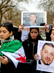 Members From The Syrian Community Gathered In Support With The Victims Of Bashar Al-Assad's Prisons