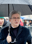 Jean-Luc Melenchon Attends A Rally In Support Paul Watson