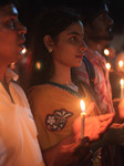 Bangladeshi Activists Hold Candles in Memory Of Victims killed In The Terrorist Attack In Dhaka