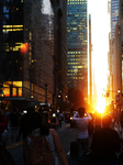 People Take Photos Of Manhattanhenge In Manhattan