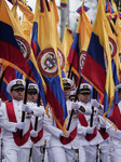 Commemoration Of The 206th Anniversary Of Indipendence In Bogota, Colombia