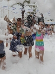 Bubble Carnival At A Water Park In Yantai, China