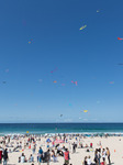 Kite Flying Festival Over Bondi Beach, Sydney