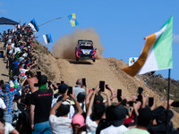 Thierry NEUVILLE (BEL) and Martijn WYDAEGHE (BEL) in HYUNDAI i20 N Rally1 HYBRID in action SS7 Mortagua of WRC Vodafone Rally Portugal 2023...