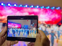  A Peking Opera performance by a primary school Peking Opera club is displayed in Hai 'an, East China's Jiangsu province, May 20, 2023. (