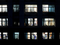  Students who are about to take the National College entrance examination (Gaokao) study in a classroom at Lianyungang Senior High School in...