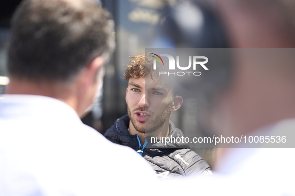 Pierre Gasly of France and Alpine during previews ahead of the F1 Grand Prix of Monaco at Circuit de Monaco on May 25, 2023 in Monte-Carlo,...