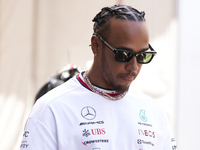 Lewis Hamilton of England and Mercedes during previews ahead of the F1 Grand Prix of Monaco at Circuit de Monaco on May 25, 2023 in Monte-Ca...