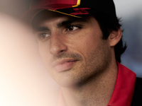 Carlos Sainz of Spain and Ferrari during previews ahead of the F1 Grand Prix of Monaco at Circuit de Monaco on May 25, 2023 in Monte-Carlo,...