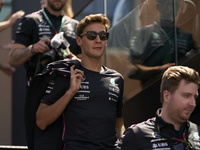 George Russell of England and Mercedes during previews ahead of the F1 Grand Prix of Monaco at Circuit de Monaco on May 25, 2023 in Monte-Ca...