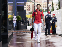 Carlos Sainz of Spain and Ferrari during previews ahead of the F1 Grand Prix of Monaco at Circuit de Monaco on May 25, 2023 in Monte-Carlo,...