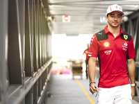 Charles Leclerc of Monaco and Ferrari during previews ahead of the F1 Grand Prix of Monaco at Circuit de Monaco on May 25, 2023 in Monte-Car...