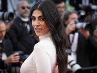 Giulia Salemi  attend the ''L'ete Dernier (Last Summer)'' red carpet during the 76th annual Cannes film festival at Palais des Festivals on...