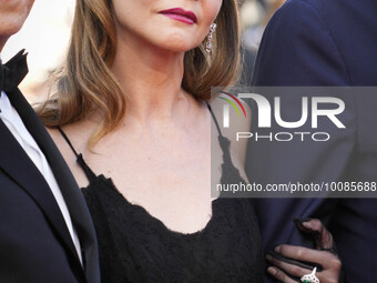 Clotilde Courau   attend the ''L'ete Dernier (Last Summer)'' red carpet during the 76th annual Cannes film festival at Palais des Festivals...