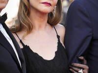 Clotilde Courau   attend the ''L'ete Dernier (Last Summer)'' red carpet during the 76th annual Cannes film festival at Palais des Festivals...