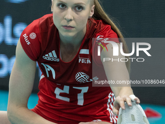 Joanna Pacak (POL) during Poland vs France, volleyball friendly match in Radom, Poland on May 25, 2023. (