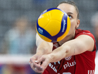 Olivia Rozanski (POL) during Poland vs France, volleyball friendly match in Radom, Poland on May 25, 2023. (