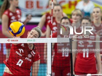 Magdalena Stysiak (POL) during Poland vs France, volleyball friendly match in Radom, Poland on May 25, 2023. (