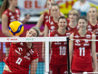 Magdalena Stysiak (POL) during Poland vs France, volleyball friendly match in Radom, Poland on May 25, 2023. (