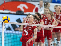 Olivia Rozanski (POL) during Poland vs France, volleyball friendly match in Radom, Poland on May 25, 2023. (