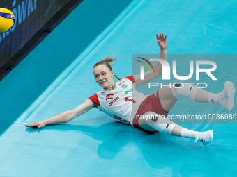 Maria Stenzel (POL) during Poland vs France, volleyball friendly match in Radom, Poland on May 25, 2023. (