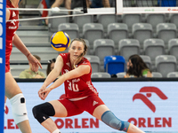 Olivia Rozanski (POL) during Poland vs France, volleyball friendly match in Radom, Poland on May 25, 2023. (