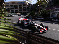 Nico Hulkenberg of Haas during second practice ahead of the Formula 1 Grand Prix of Monaco at Circuit de Monaco in Monaco on May 26, 2023. (