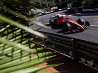 Charles Leclerc of Ferrari  during second practice ahead of the Formula 1 Grand Prix of Monaco at Circuit de Monaco in Monaco on May 26, 202...