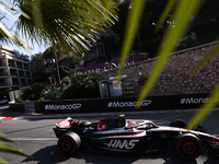 Nico Hulkenberg of Haas during second practice ahead of the Formula 1 Grand Prix of Monaco at Circuit de Monaco in Monaco on May 26, 2023. (