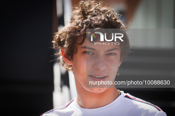 Andrea Kimi Antonelli ahead of the F1 Grand Prix of Monaco at Circuit de Monaco on May 26, 2023 in Monte-Carlo, Monaco. 