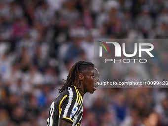 Moise Kean (Juventus) during the Serie A Football match between Juventus FC and AC Milan at Allianz Stadium, on 28 May 2023 in Turin, Italy...