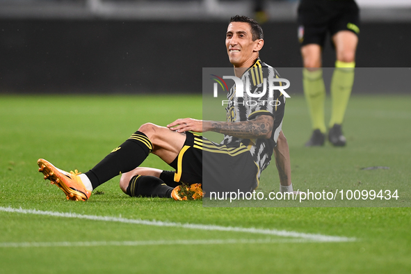 Angel Di Maria (Juventus) disappointment during the Serie A Football match between Juventus FC and AC Milan at Allianz Stadium, on 28 May 20...