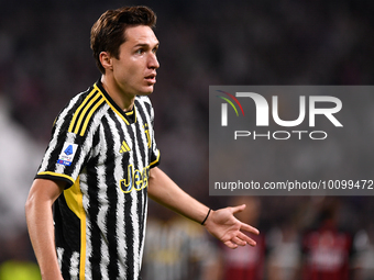 Federico Chiesa (Juventus) disappointment during the Serie A Football match between Juventus FC and AC Milan at Allianz Stadium, on 28 May 2...
