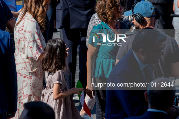 The traditional military parade in Rome's Imperial Forums to celebrate the 77th Italian Republic Day, with top authorities in attendance and...