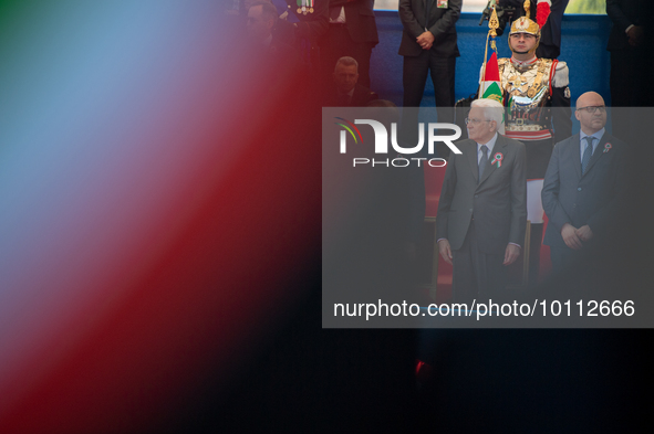 Sergio Mattarella in Rome on June 2, 2023 on the occasion of the parade for the 77th Italian Republic Day   