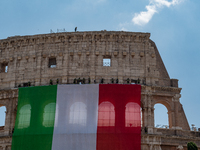 The traditional military parade in Rome's Imperial Forums to celebrate the 77th Italian Republic Day, with top authorities in attendance and...