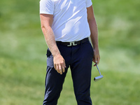 Matt Wallace of England looks overthe 17th green during the first round of the The Memorial Tournament presented by Workday at Muirfield Vil...