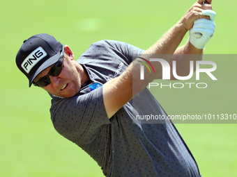 Seamus Power of Waterford, Ireland hits from the 15th fairway during the first round of the The Memorial Tournament presented by Workday at...