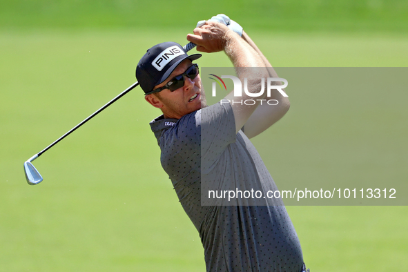 Seamus Power of Waterford, Ireland hits from the 15th fairway during the first round of the The Memorial Tournament presented by Workday at...