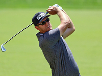 Seamus Power of Waterford, Ireland hits from the 15th fairway during the first round of the The Memorial Tournament presented by Workday at...