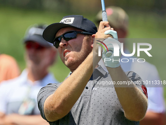 Seamus Power of Waterford, Ireland hits from the 16th tee during the first round of the The Memorial Tournament presented by Workday at Muir...